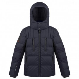 Boys synthetic down jacket gothic blue