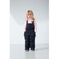 Girls quilted ski pants gothic blue