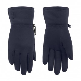 Womens stretch fleece gloves gothic blue