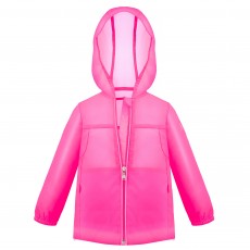 Girls rain jacket jelly pink
