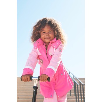 Girls raincoat multico lady pink