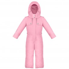 Girls overall fancy palm pink