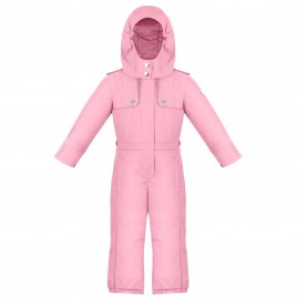 Girls overall fancy palm pink