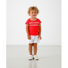 Girls eco active t- shirt techno red