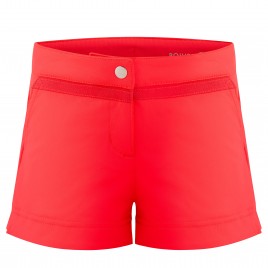 Girls shorts techno red