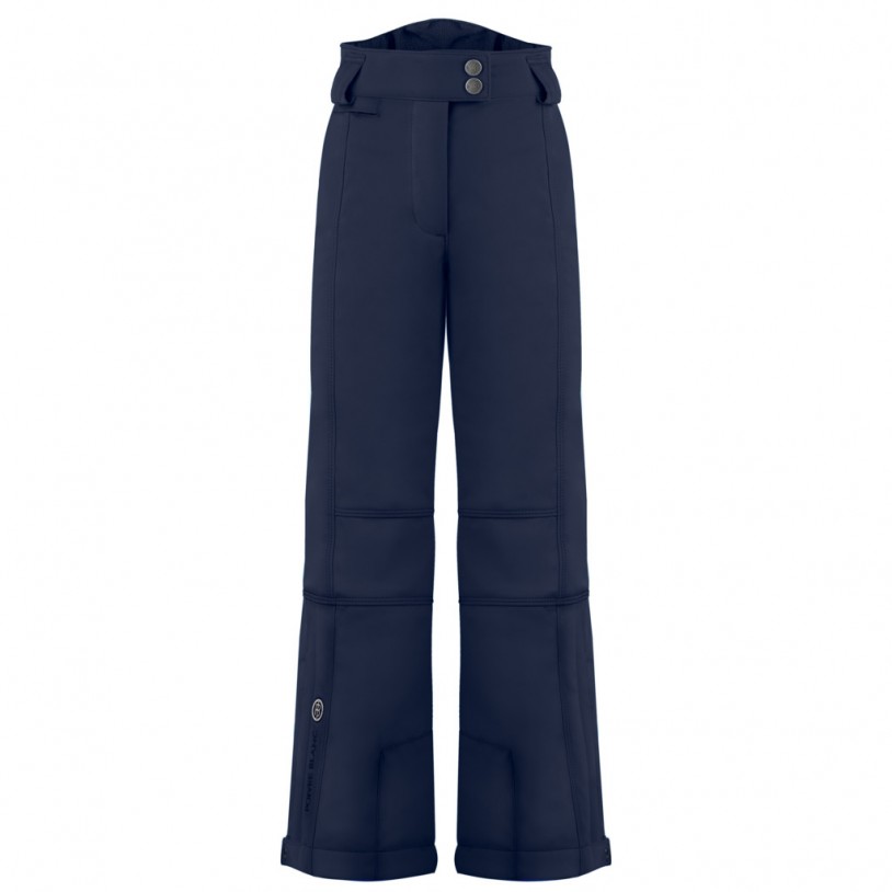 Girls stretch ski pants gothic blue