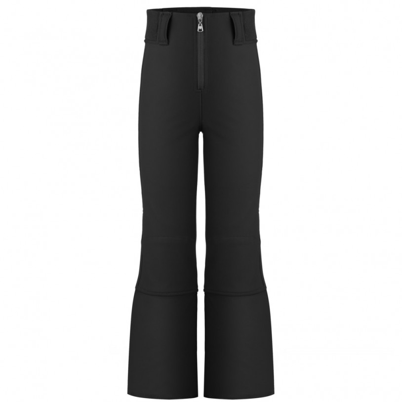 Poivre Blanc Womens Stretch Fitted Ski Pants in Gothic Blue