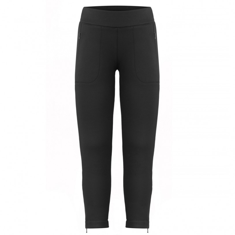 Girls stretch fleece pants black