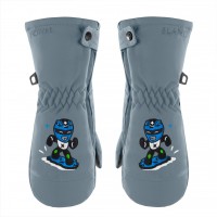 Boys ski mittens thunder grey