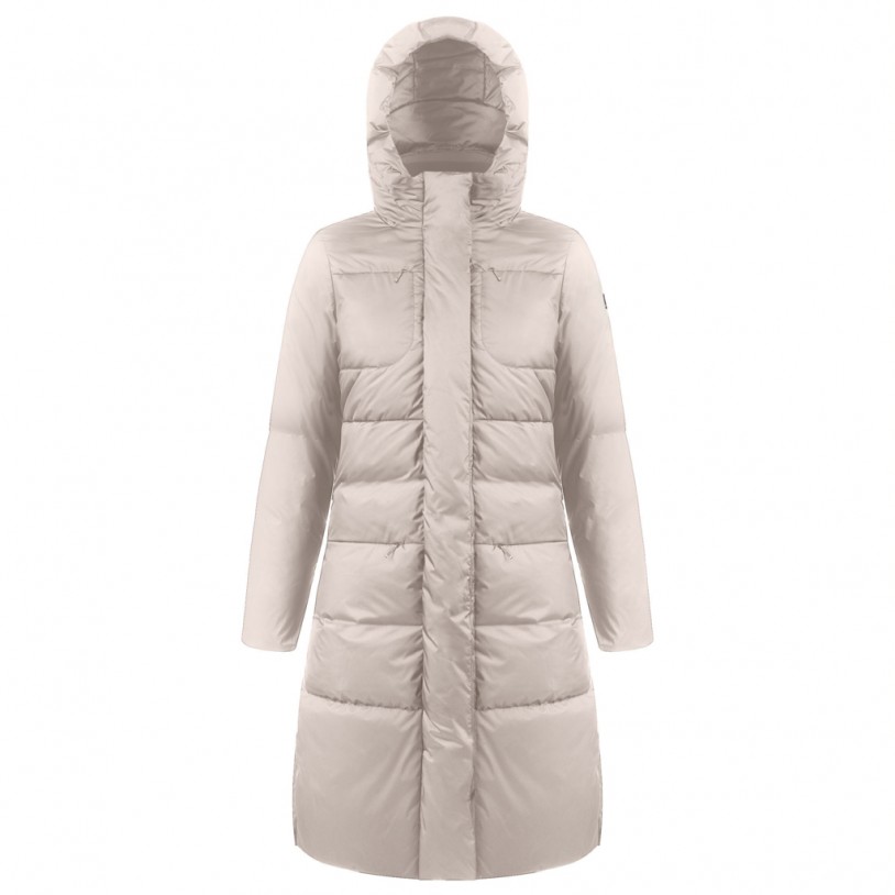 Girls down coat mineral grey