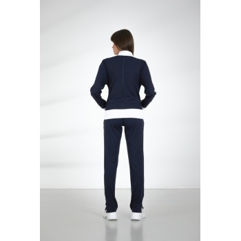 Womens jacket oxford blue/white