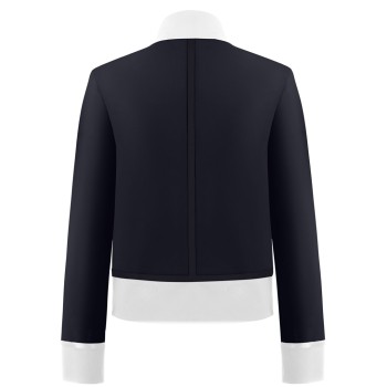 Womens jacket oxford blue/white