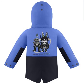 Boys rain parka 3in1 king blue/oxford blue