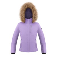 Girls stretch ski jacket lavender purple Emma