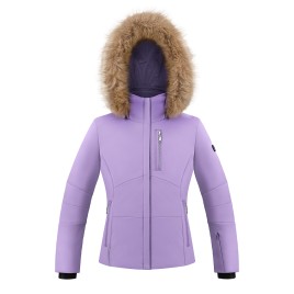 Girls stretch ski jacket lavender purple Emma