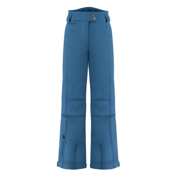 Girls stretch ski pants twilight blue Eva