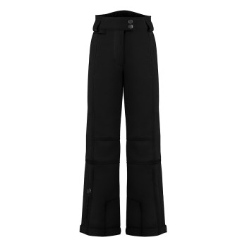Girls stretch ski pants black Eva