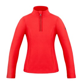 Girls micro fleece jacket scarlet red Romy