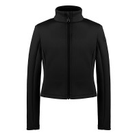 Girls stretch fleece jacket black Helen