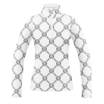 Girls base layer monogram white Mia