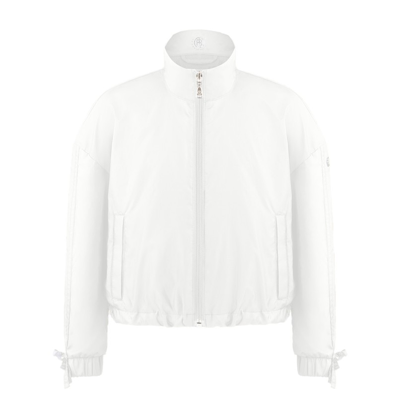 Girls windbreaker Flore white