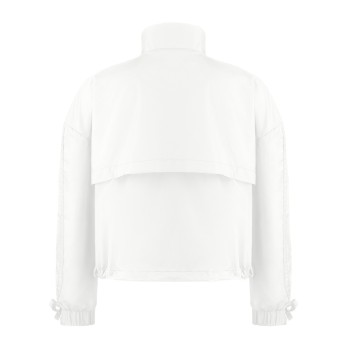Girls windbreaker Flore white