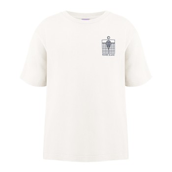 Girls cotton t-shirt Claudy white