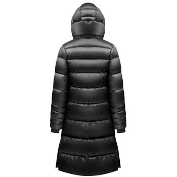 Womens down coat black