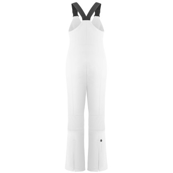 Womens stretch bib pants white