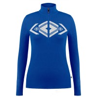 Womens knit jacket infinity blue