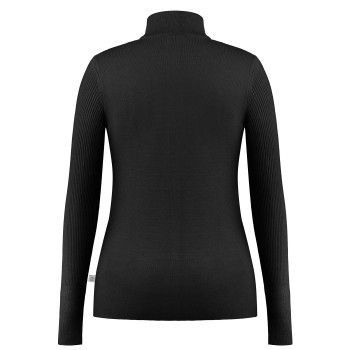 Womens knit jacket black