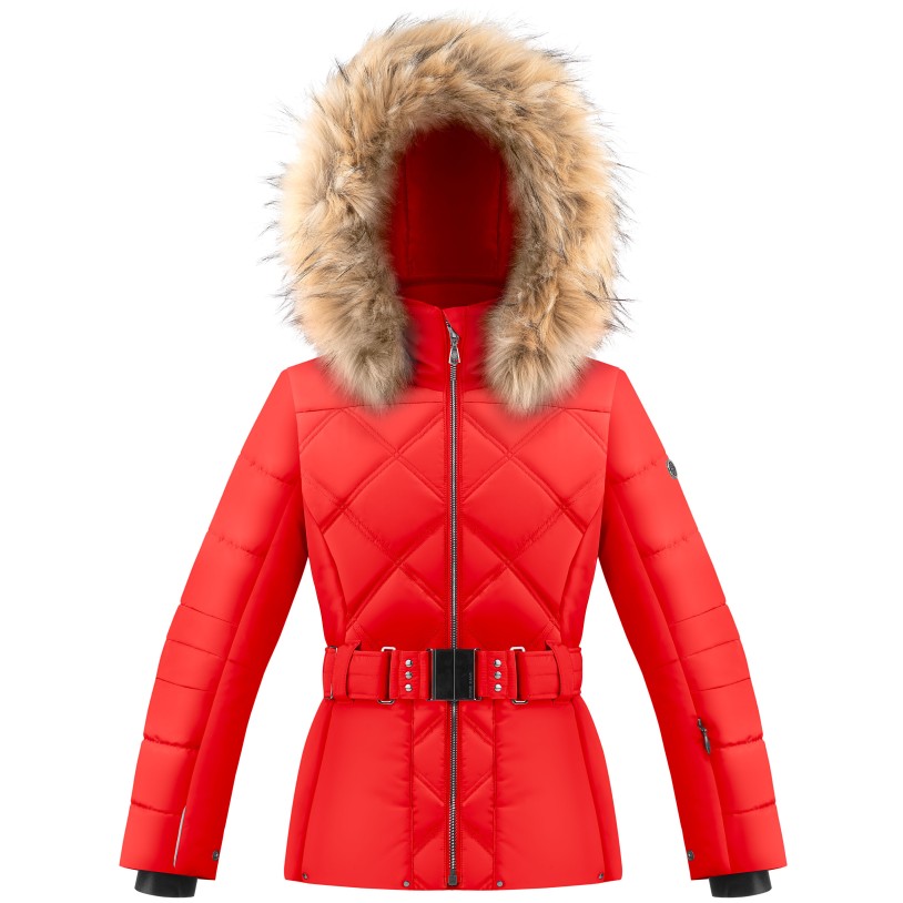 Girls red ski jacket best sale