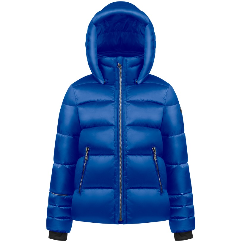 Girls synthetic down jacket infinity blue