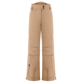 Girls stretch ski pants almond brown