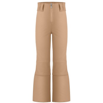 Girls softshell pants almond brown