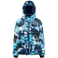 Boys ski jacket nature blue