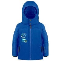 Boys ski jacket infinity blue