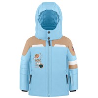 Boys ski jacket multico starlight blue