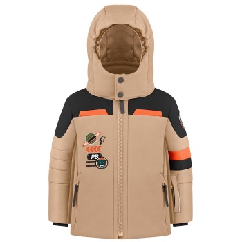 Boys ski jacket multico almond