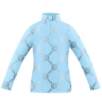 Girls base layer monogram starlight blue