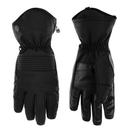 Womens ski gloves black