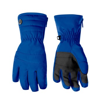 Girls ski gloves infinity blue