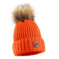 Girls beanie mandarin orange