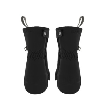 Girls mittens black Mimi