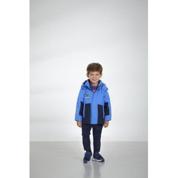 Boys rain parka 3in1 king blue/oxford blue