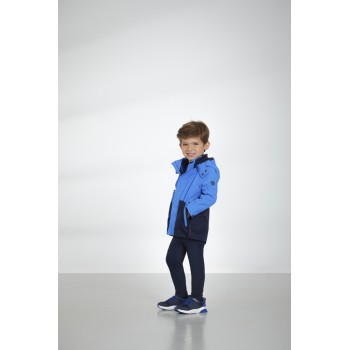 Boys rain parka 3in1 king blue/oxford blue