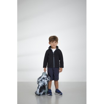 Boys rain parka 3in1 cloudy black